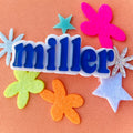ACRYLIC NAME BARRETTE 