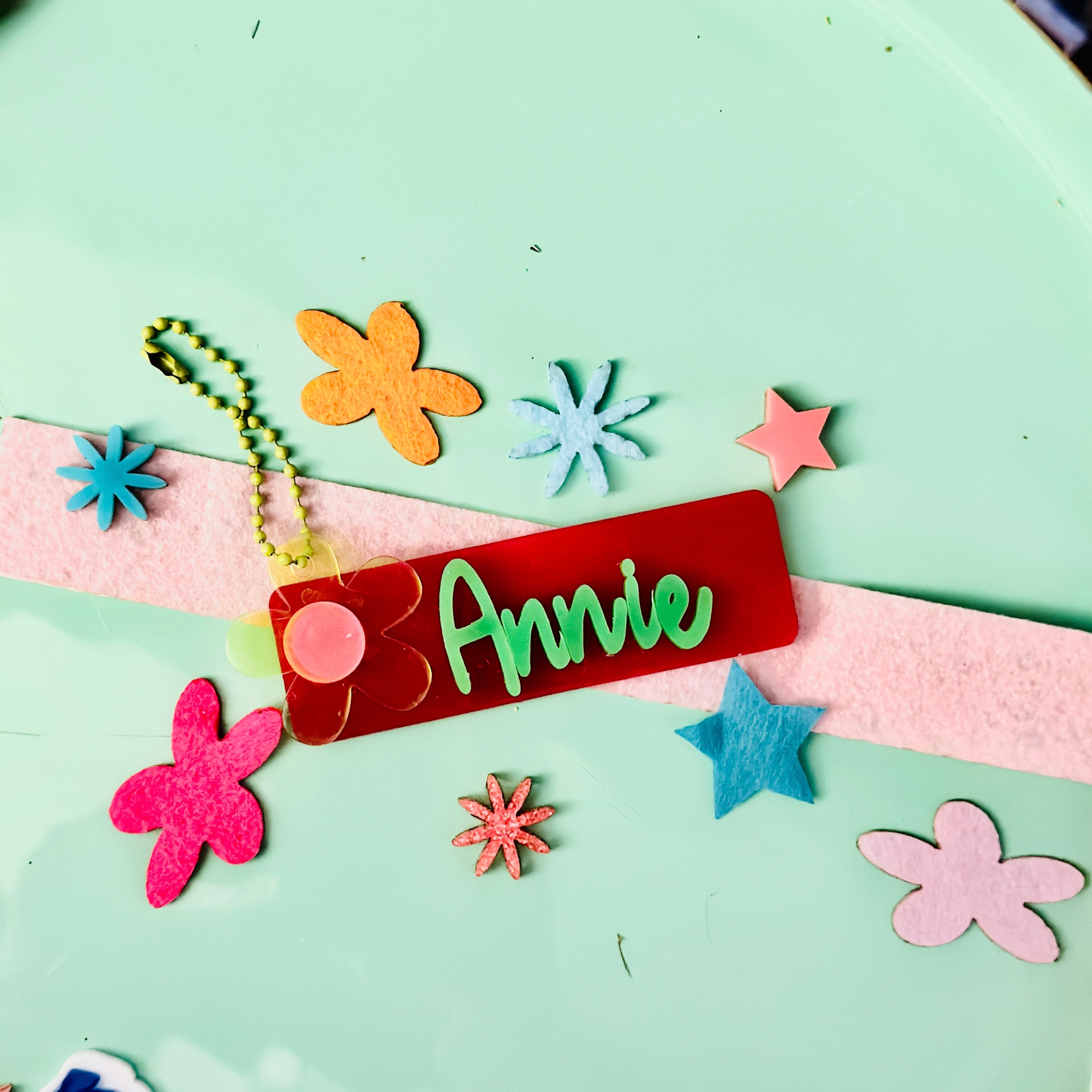 Personalized Acrylic Key Chain